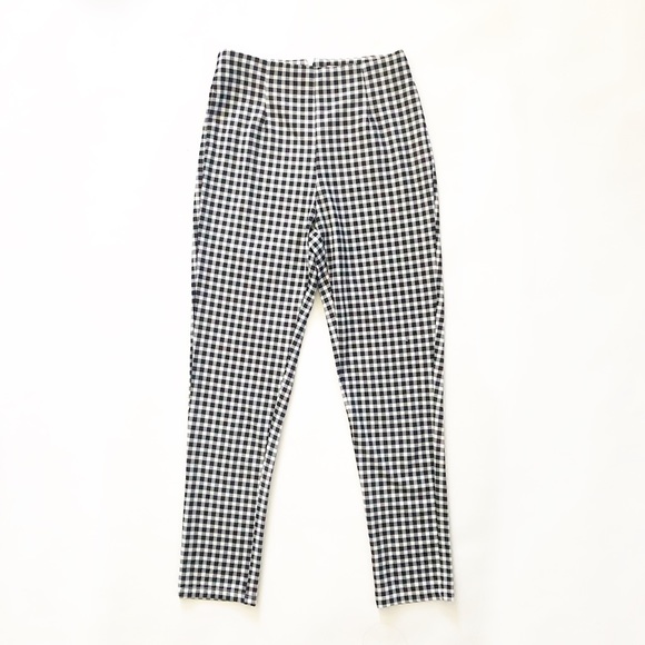 Princess Polly Iggy Gingham Plaid Pants Size 2 - Picture 2 of 4